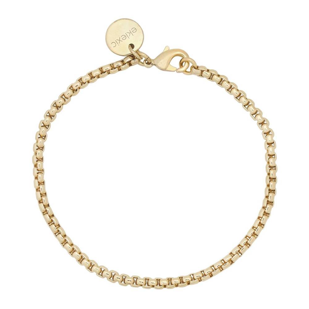 NEW EKLEXIC women's thin luciana bracelet in gold
